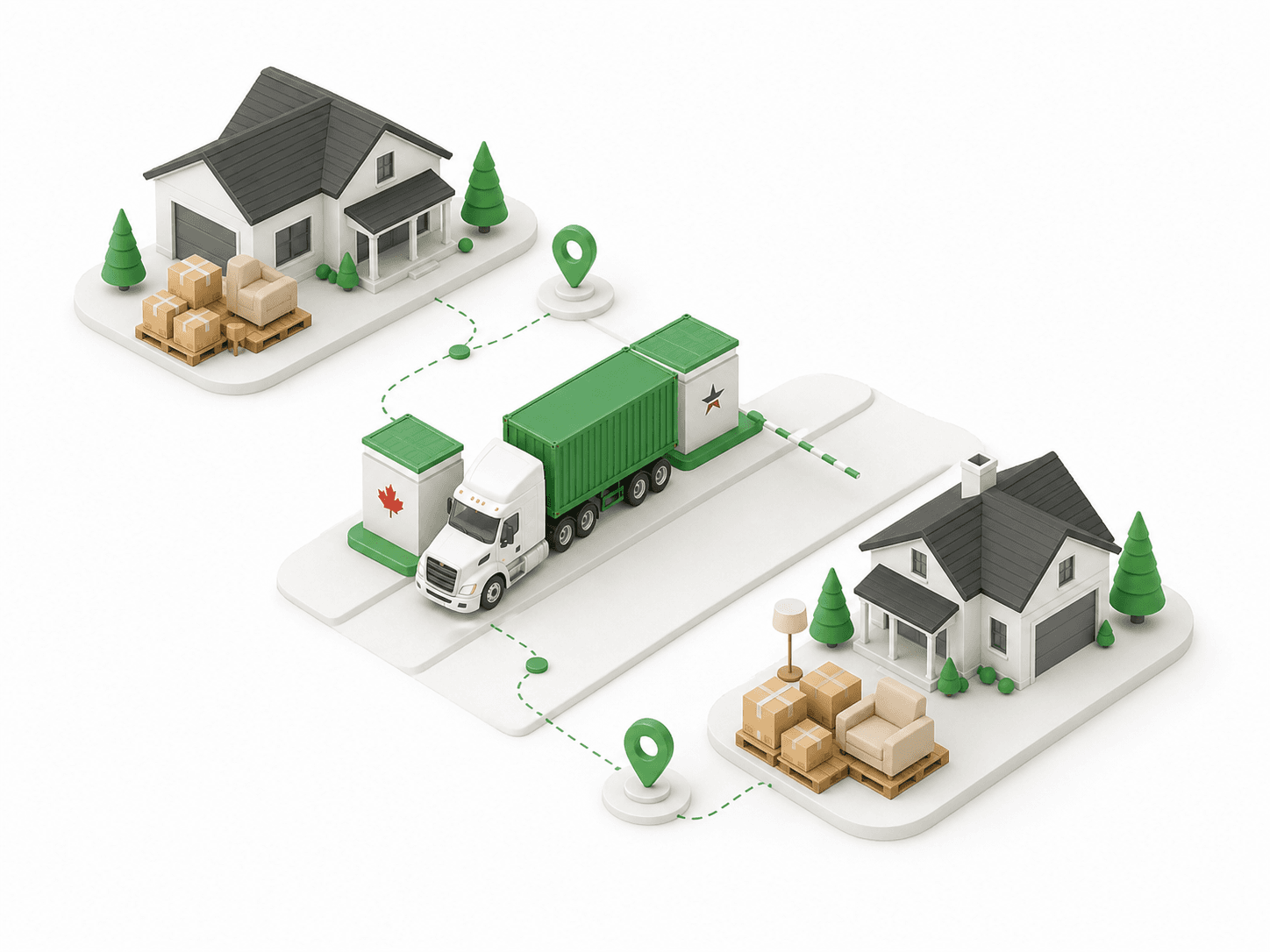 Moving companies Canada to US - cross border moving with UUCargo