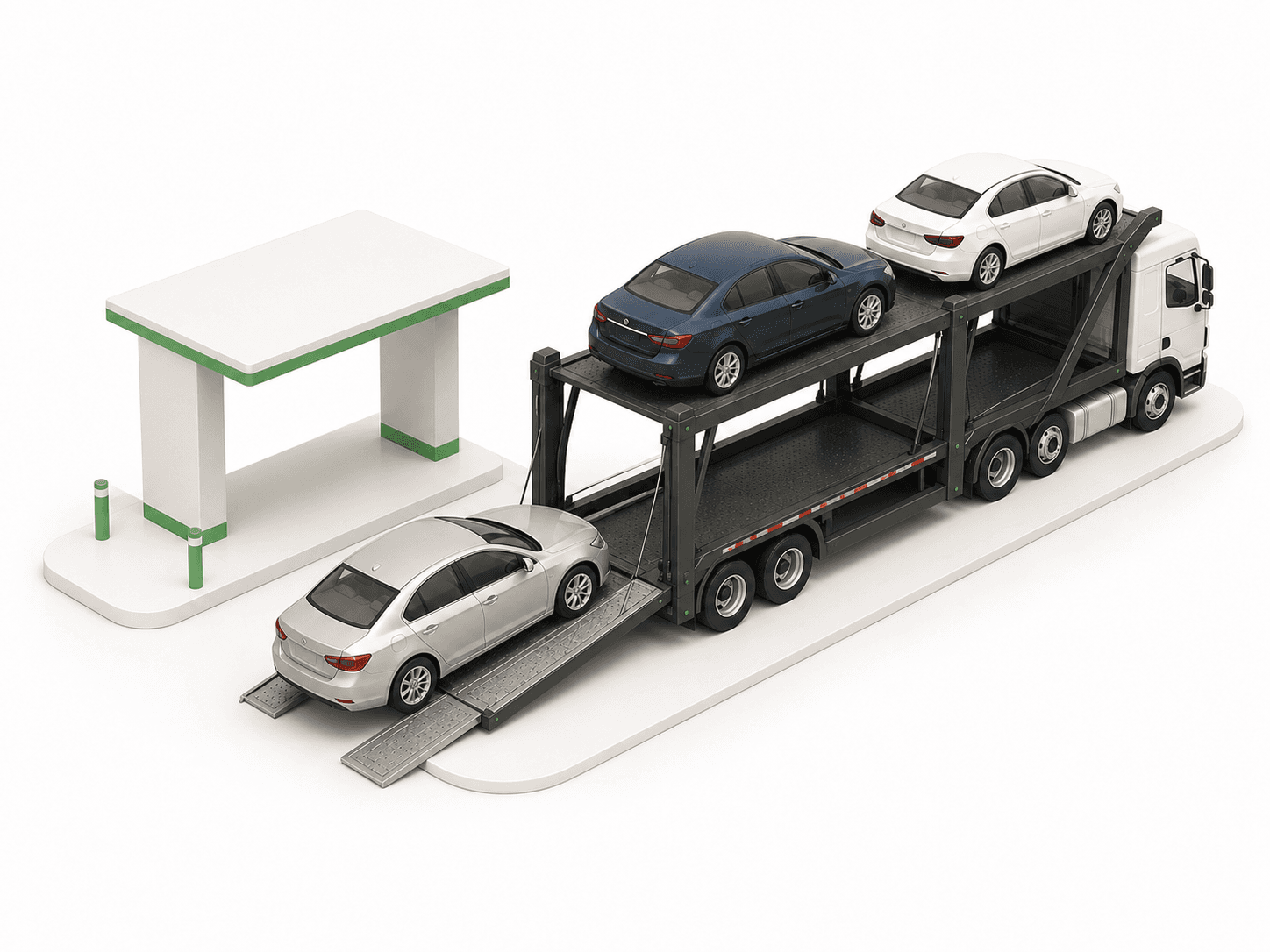 Car shipping Canada auto carrier transport truck